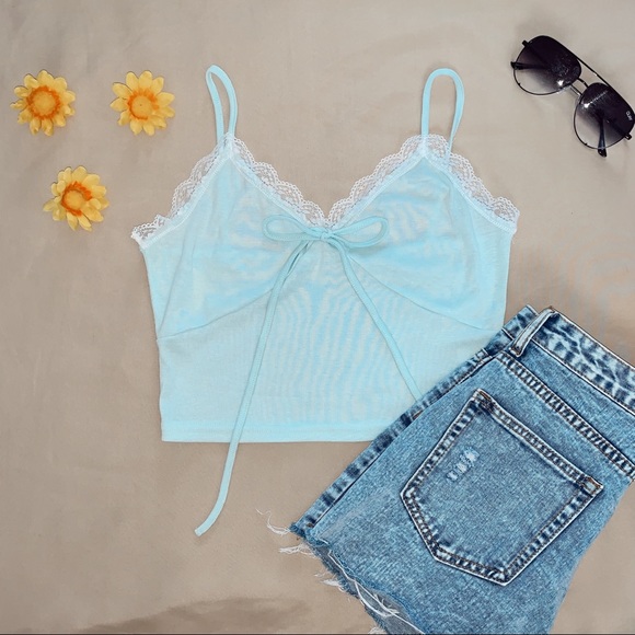 SHEIN Tops - NEW! pastel teal tank top